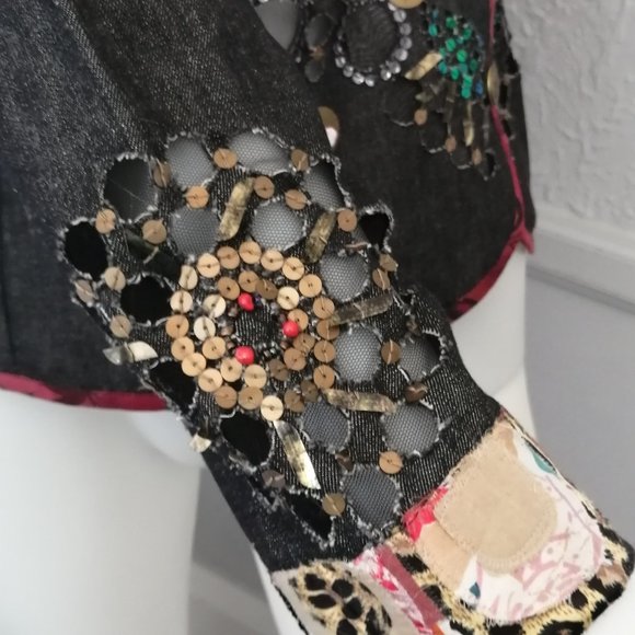 Womans Sandy Starkman Jean Jacket - Picture 5 of 8